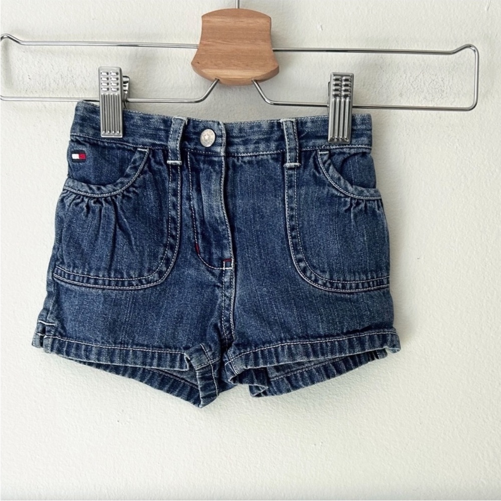 Vintage Tommy Hilfiger Baby 6-12 months Blue Denim Shorts